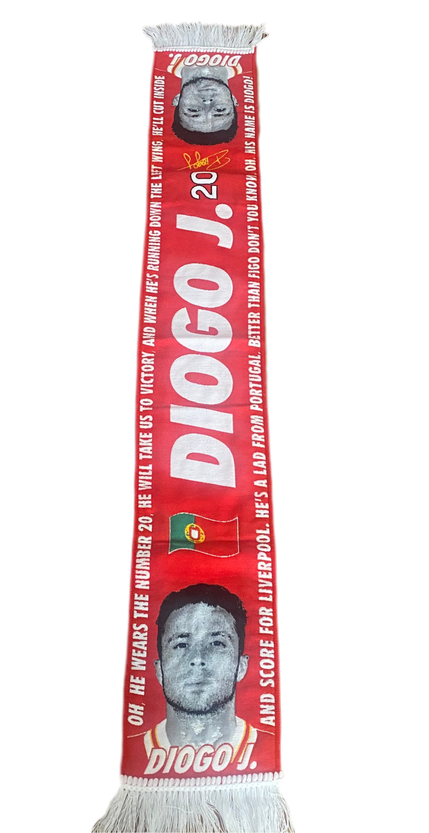 20 DIOGO JOTA Liverpool FC TRIBUTE SCARF