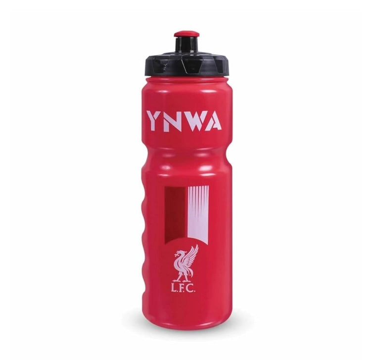 Liverpool FC Water Bottle 750ml – Official LFC Red Sports Drinks Bottle with YNWA & Liverbird Logo