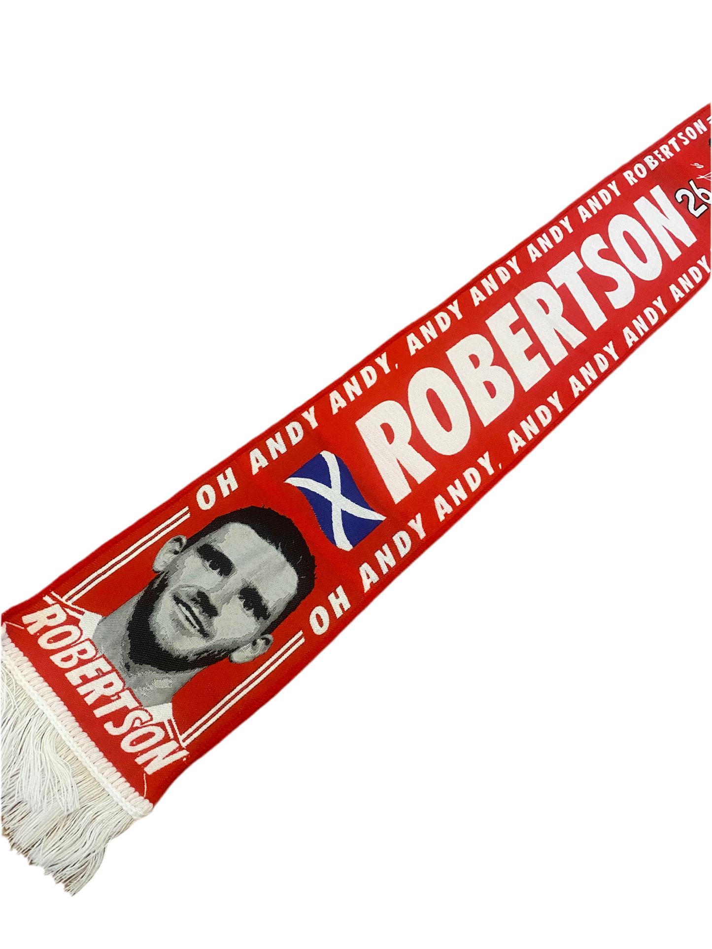 Liverpool FC Andy Robertson HD Scarf – Scotland & LFC Supporters Edition