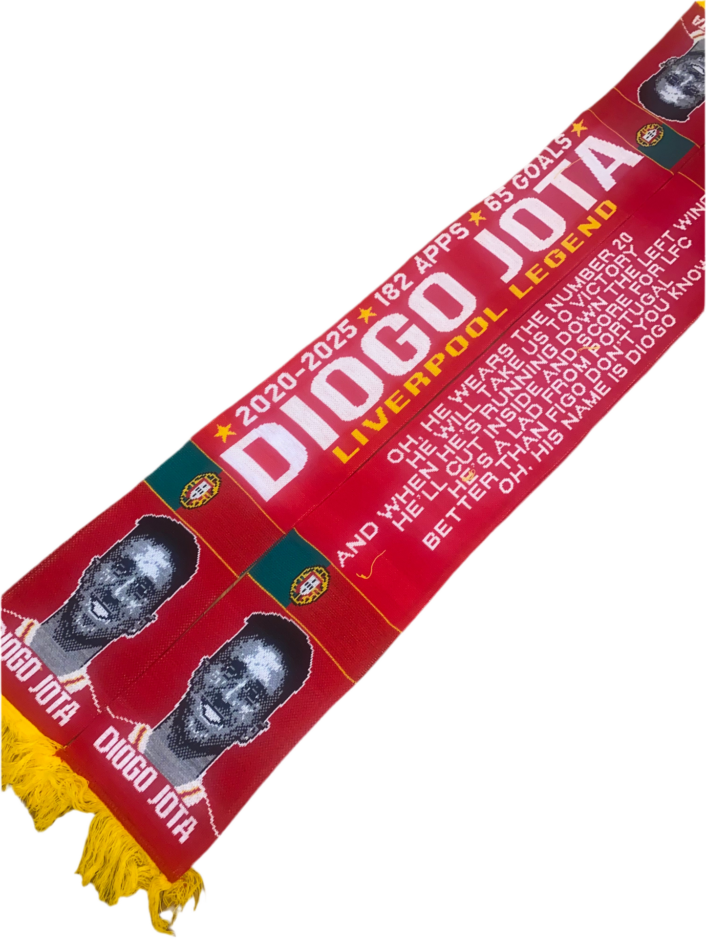 Diogo Jota Tribute Scarf – Limited Edition Liverpool FC