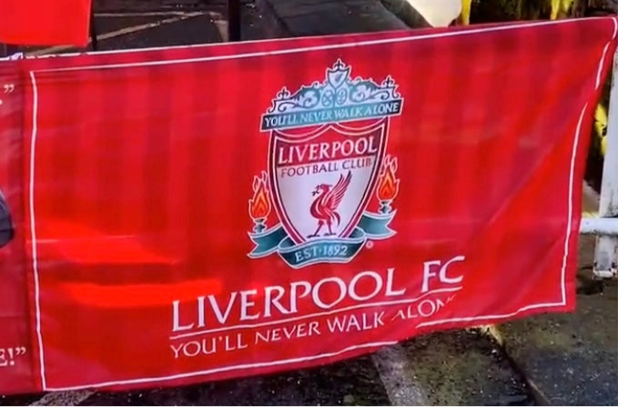 Official Liverpool FC 5ft x 3ft Flag – LFC Merchandise