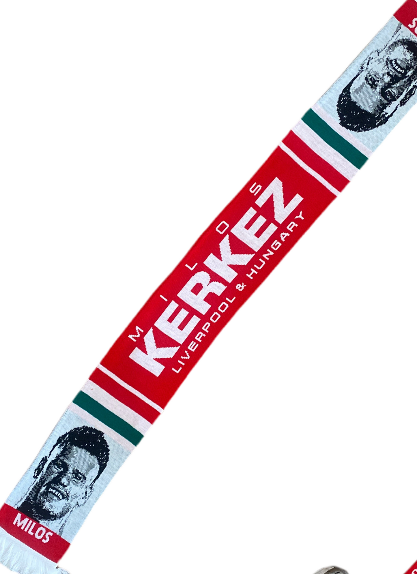 Milos Kerkez Liverpool FC Jacquard Scarf – Official New Signing Fan Scarf 2025