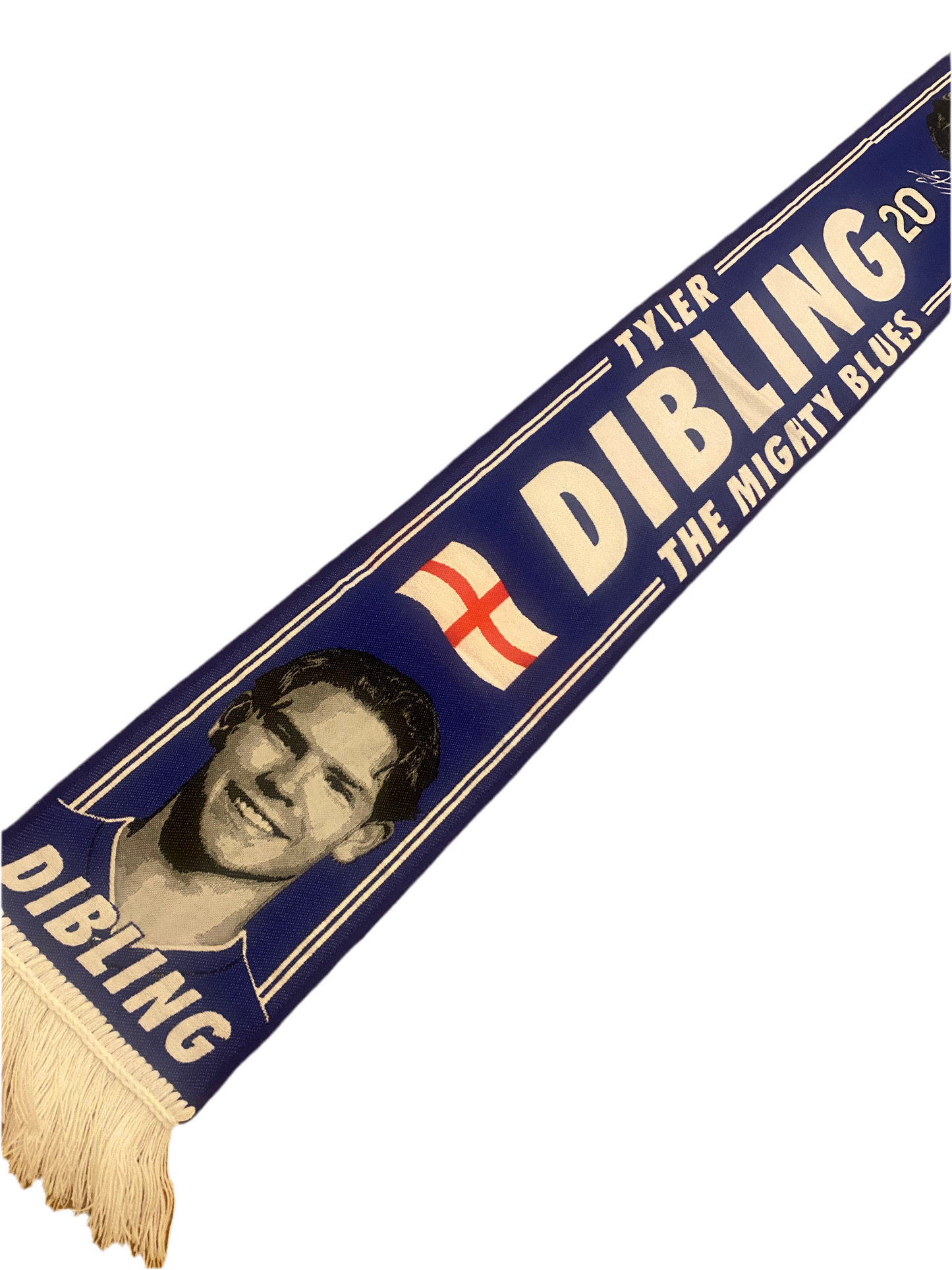 Everton FC Tyler Dibling Scarf – Unofficial Fan Merchandise | The Mighty Blues Supporters Scarf