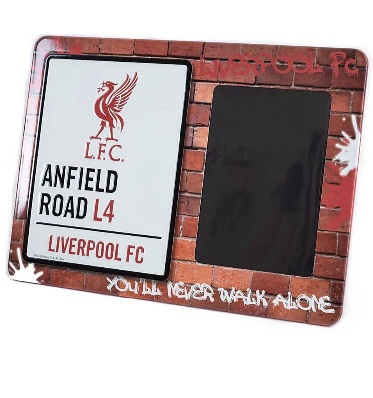 Liverpool FC Anfield Road Photo Frame | Official LFC Metal Picture Frame – You’ll Never Walk Alone Gift & Football Memorabilia
