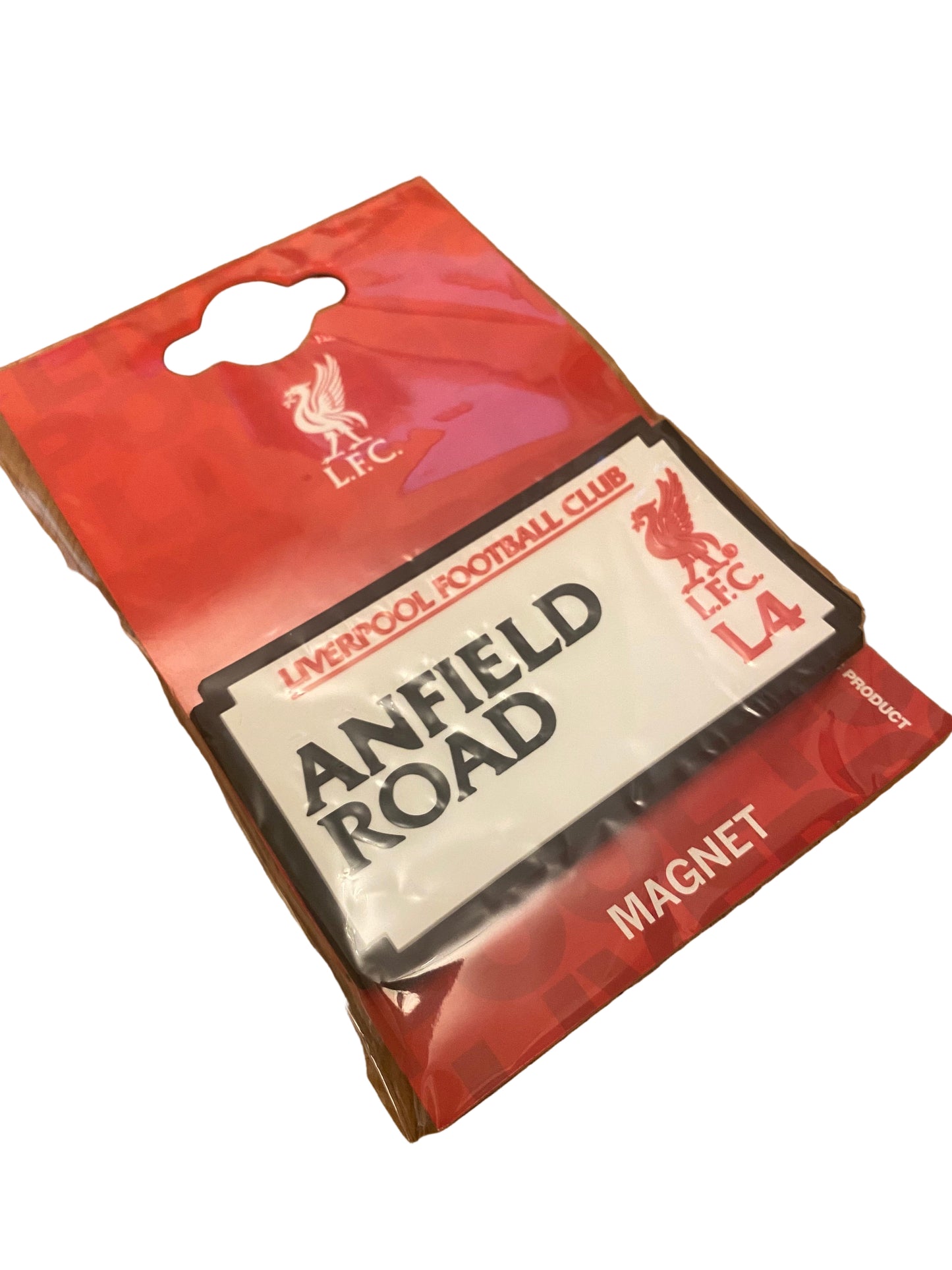 Liverpool FC Anfield Road Magnet – Official LFC Street Sign Fridge Magnet | Liverpool Football Club Gift