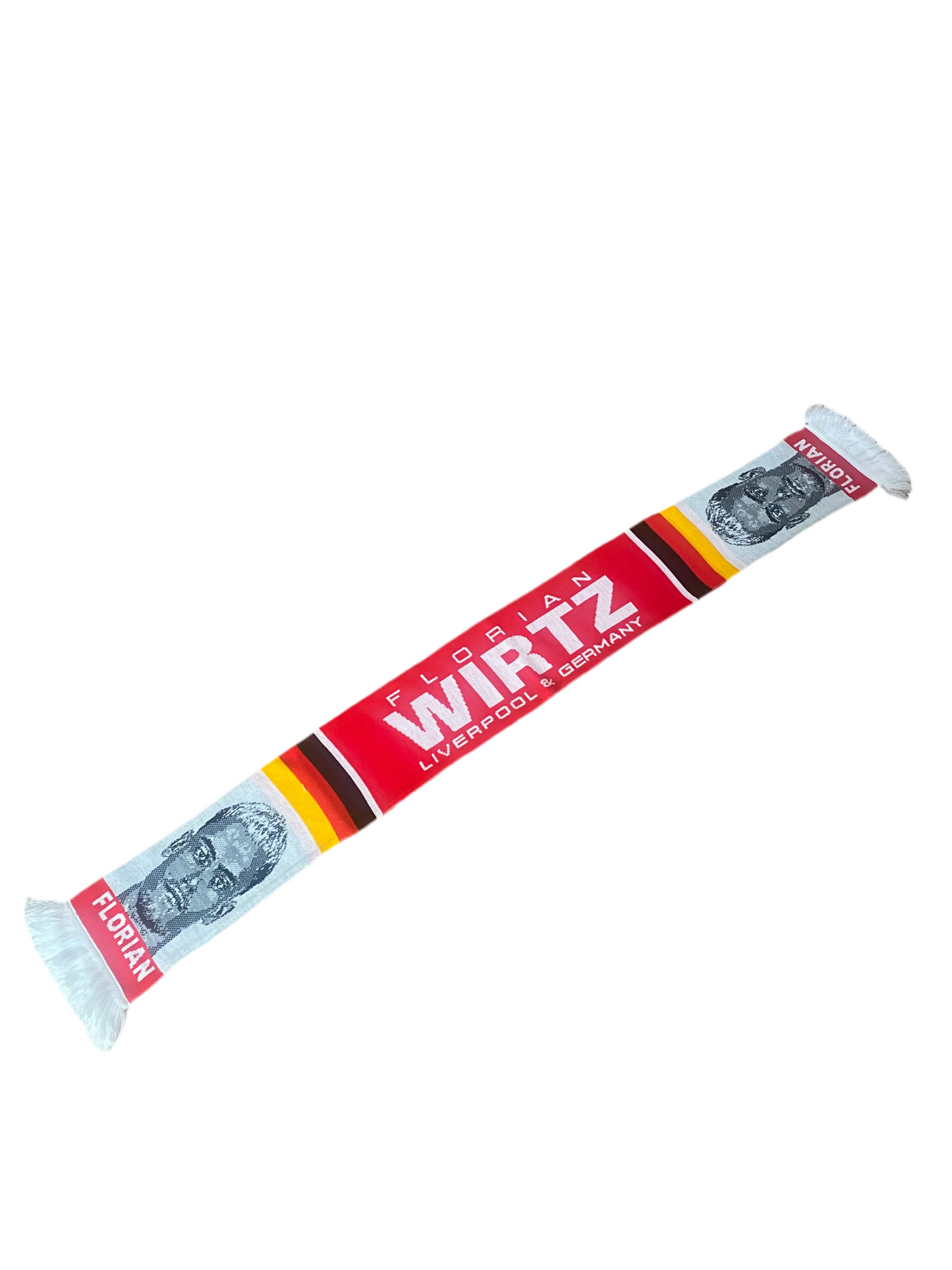 25/26 Liverpool FC Florian Wirtz Knitted Scarf – Collector’s Edition