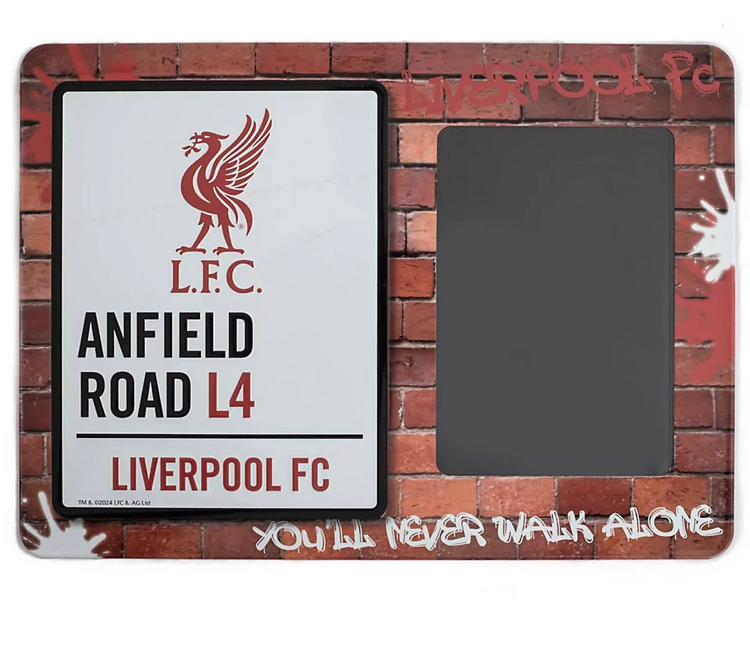 Liverpool FC Anfield Road Photo Frame | Official LFC Metal Picture Frame – You’ll Never Walk Alone Gift & Football Memorabilia