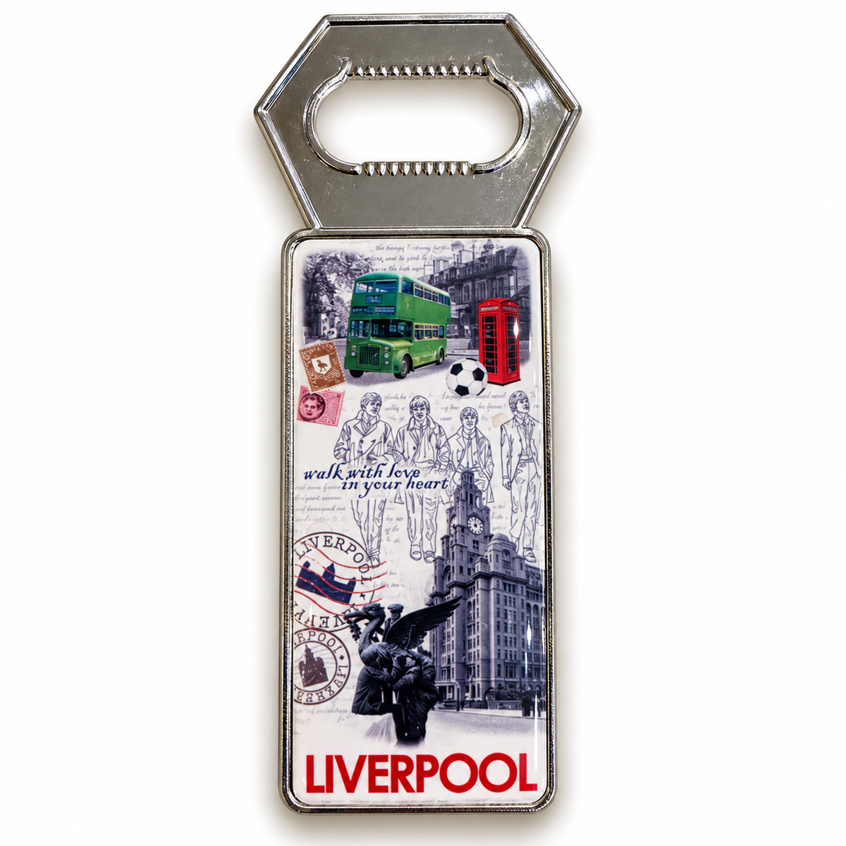 Liverpool City Bottle Opener Magnet – Landmarks Souvenir Gift