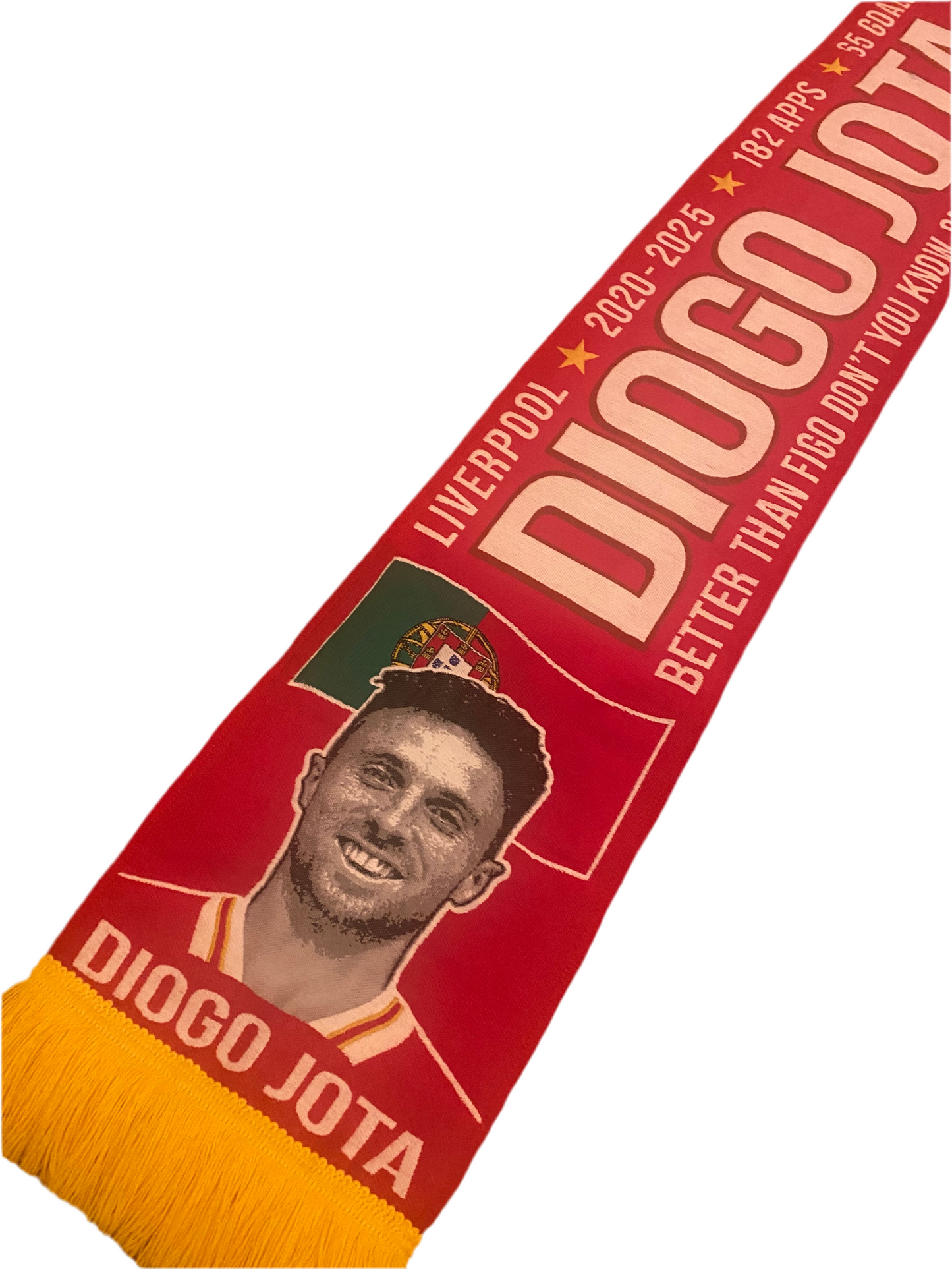 Diogo Jota #20 HD-Liverpool FC Tribute Scarf