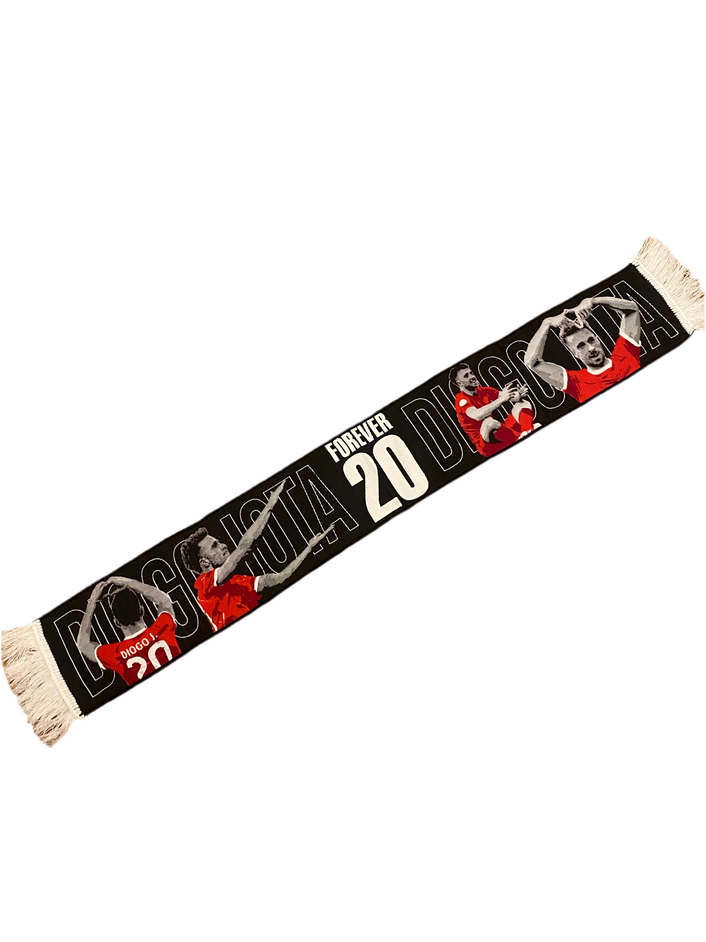 Liverpool FC Diogo Jota Tribute Scarf – “Forever 20” Limited Edition Fan Collectible