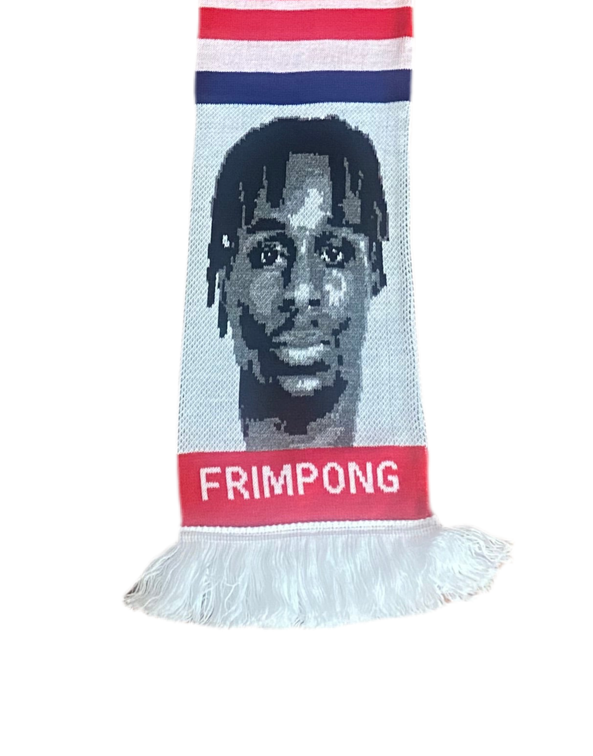 25/26 Liverpool FC Jeremie Frimpong Knitted Scarf – Limited Edition