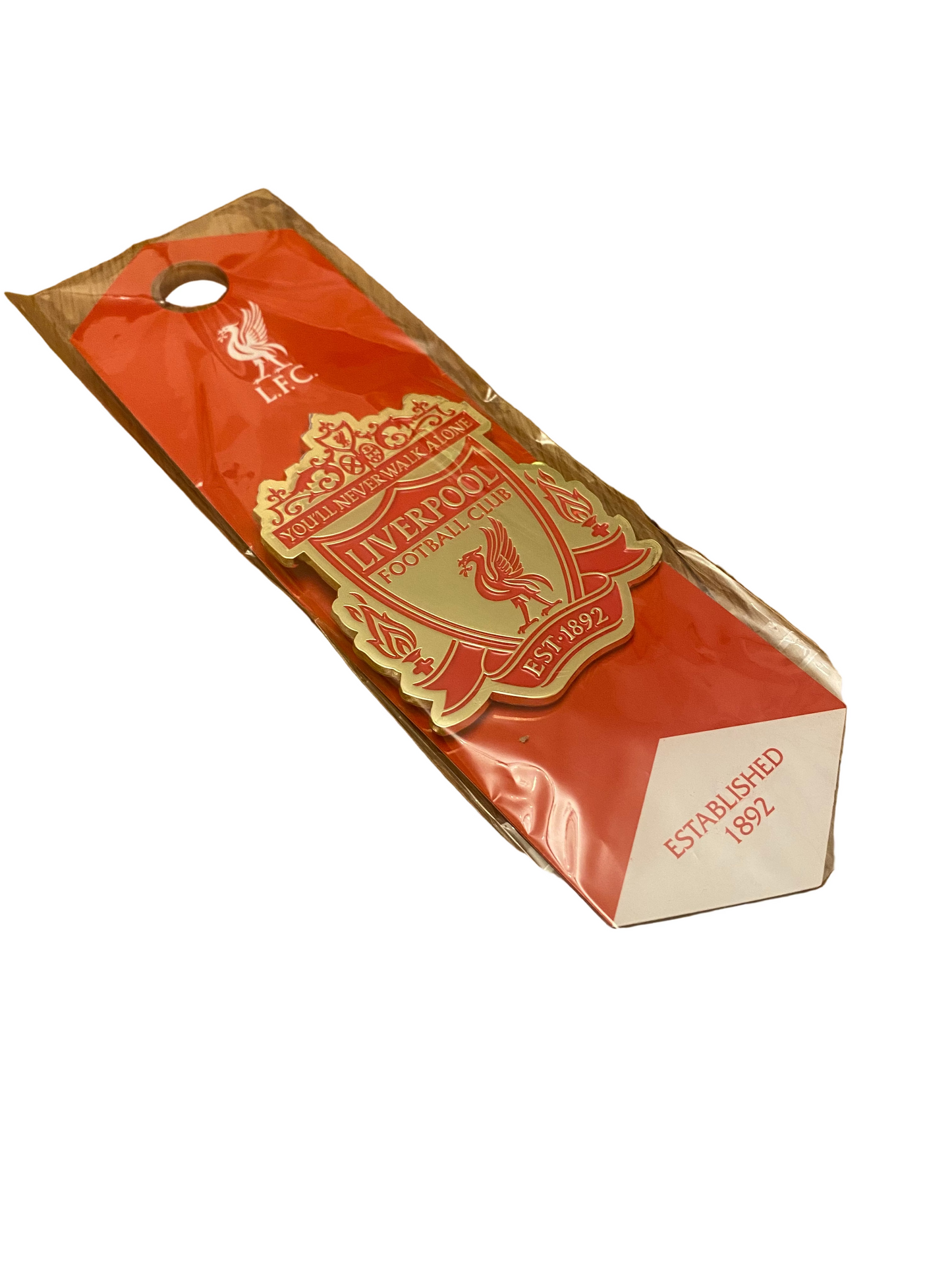 Liverpool FC Gold Crest Magnet | Official LFC Fridge Magnet | You’ll Never Walk Alone Collectible