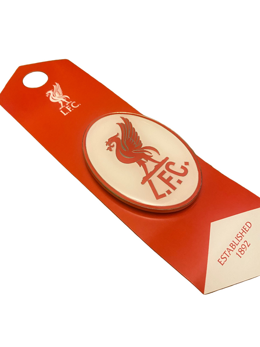 Liverpool FC Liverbird Magnet | Official LFC White, Red & Gold Fridge Magnet | Iconic Crest Collectible
