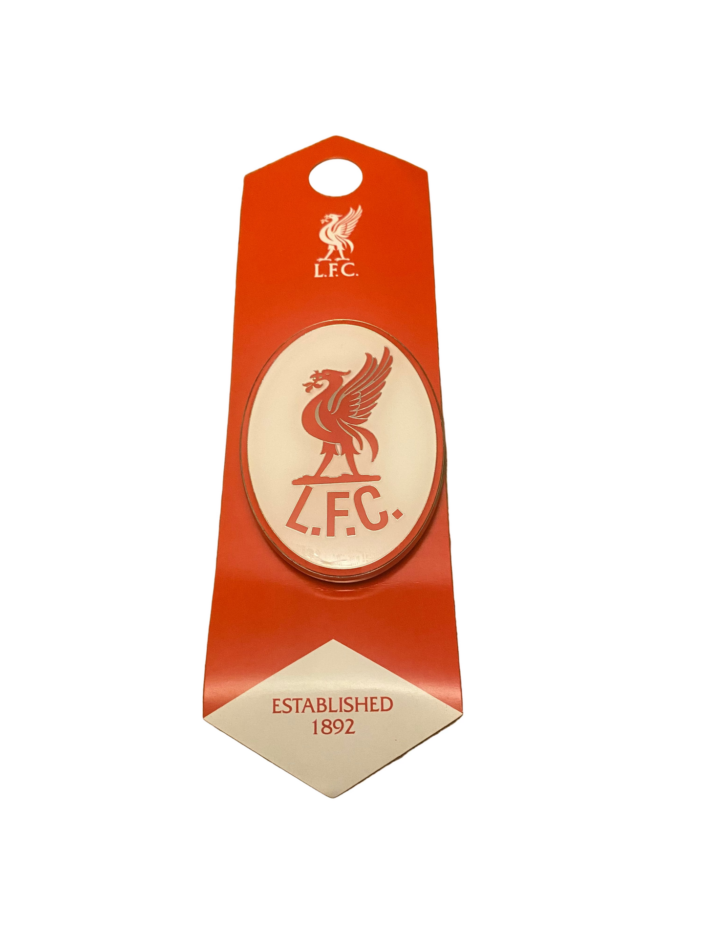 Liverpool FC Liverbird Magnet | Official LFC White, Red & Gold Fridge Magnet | Iconic Crest Collectible
