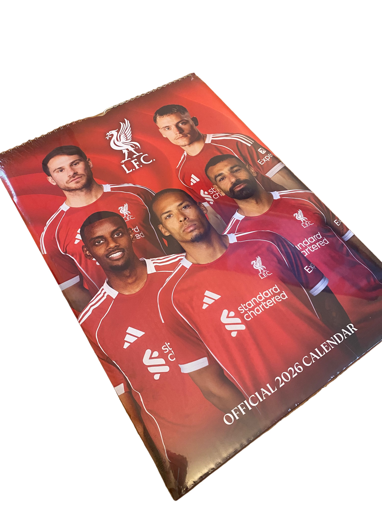 Liverpool FC Official 2026 Calendar – LFC Wall Calendar Featuring Team Players | Official Licensed Football Merchandise