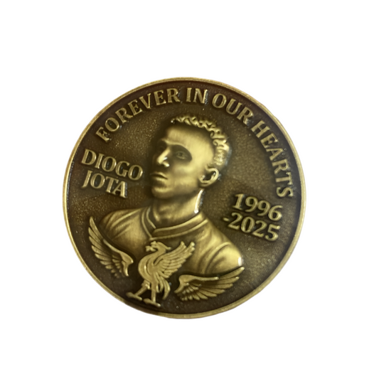 Forever in Our Hearts – Diogo Jota Tribute Memorial Pin Badge (1996–2025) | Liverpool FC Keepsake