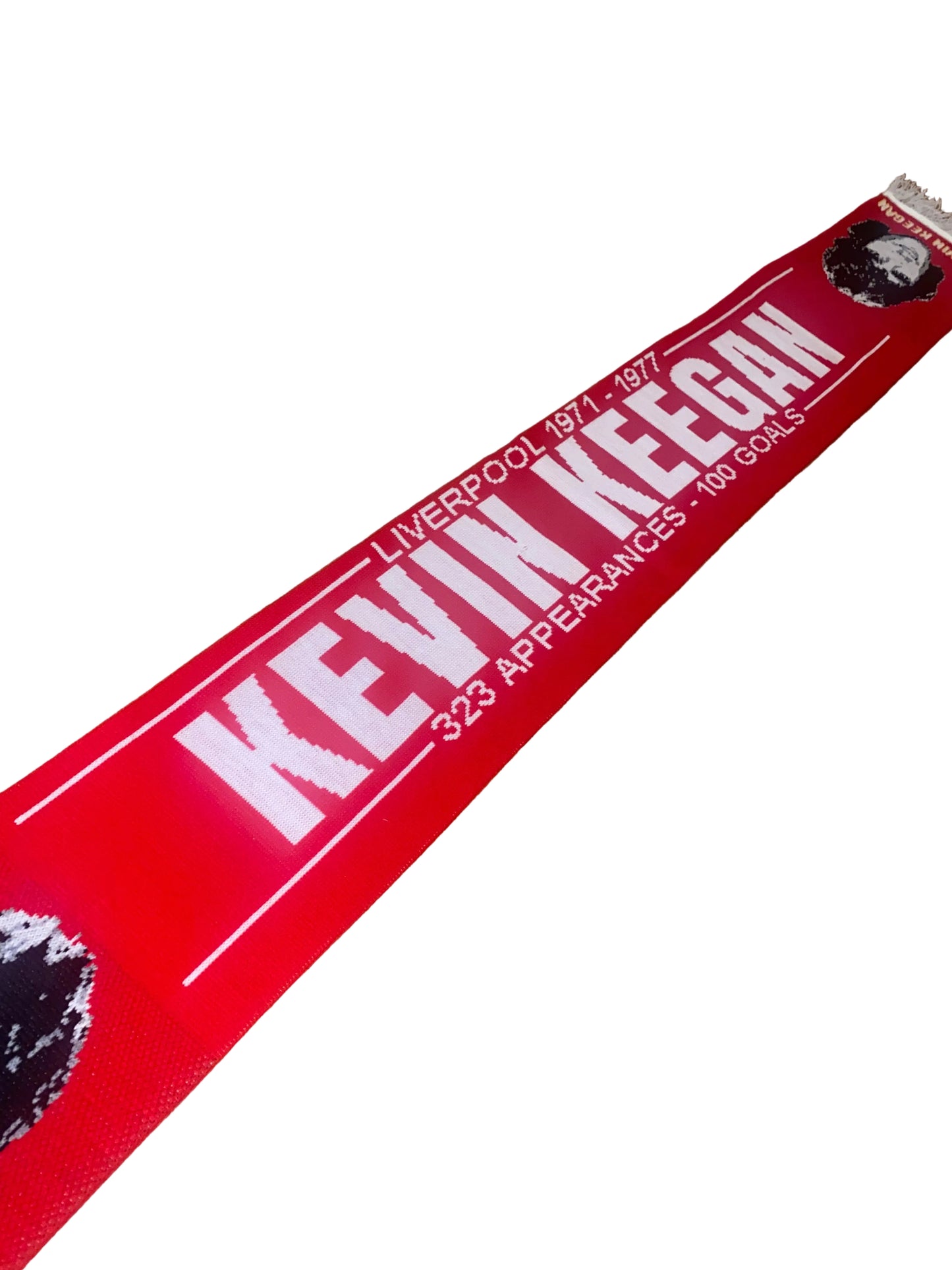 Kevin Keegan Liverpool 1971–1977 Scarf – 100 Goals LFC Legend Supporters Scarf