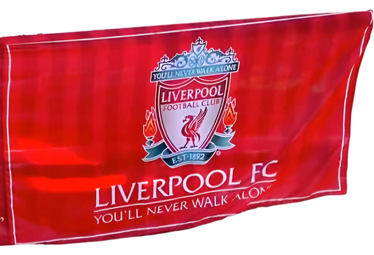 Official Liverpool FC 5ft x 3ft Flag – LFC Merchandise