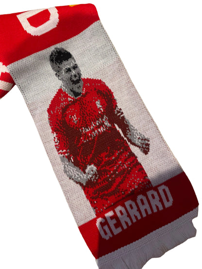 Steven Gerrard Liverpool FC Scarf – LFC Legend Jacquard Football Scarf | Gerrard Fan Scarf Gift (Unofficial)
