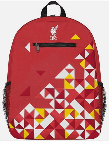 Official Liverpool FC Particle Print Backpack – School, Gym & Training Bag
