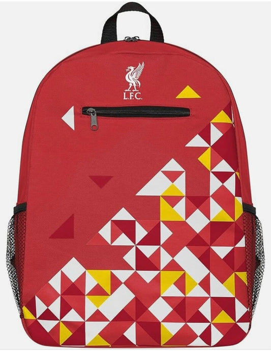Official Liverpool FC Particle Print Backpack – School, Gym & Training Bag