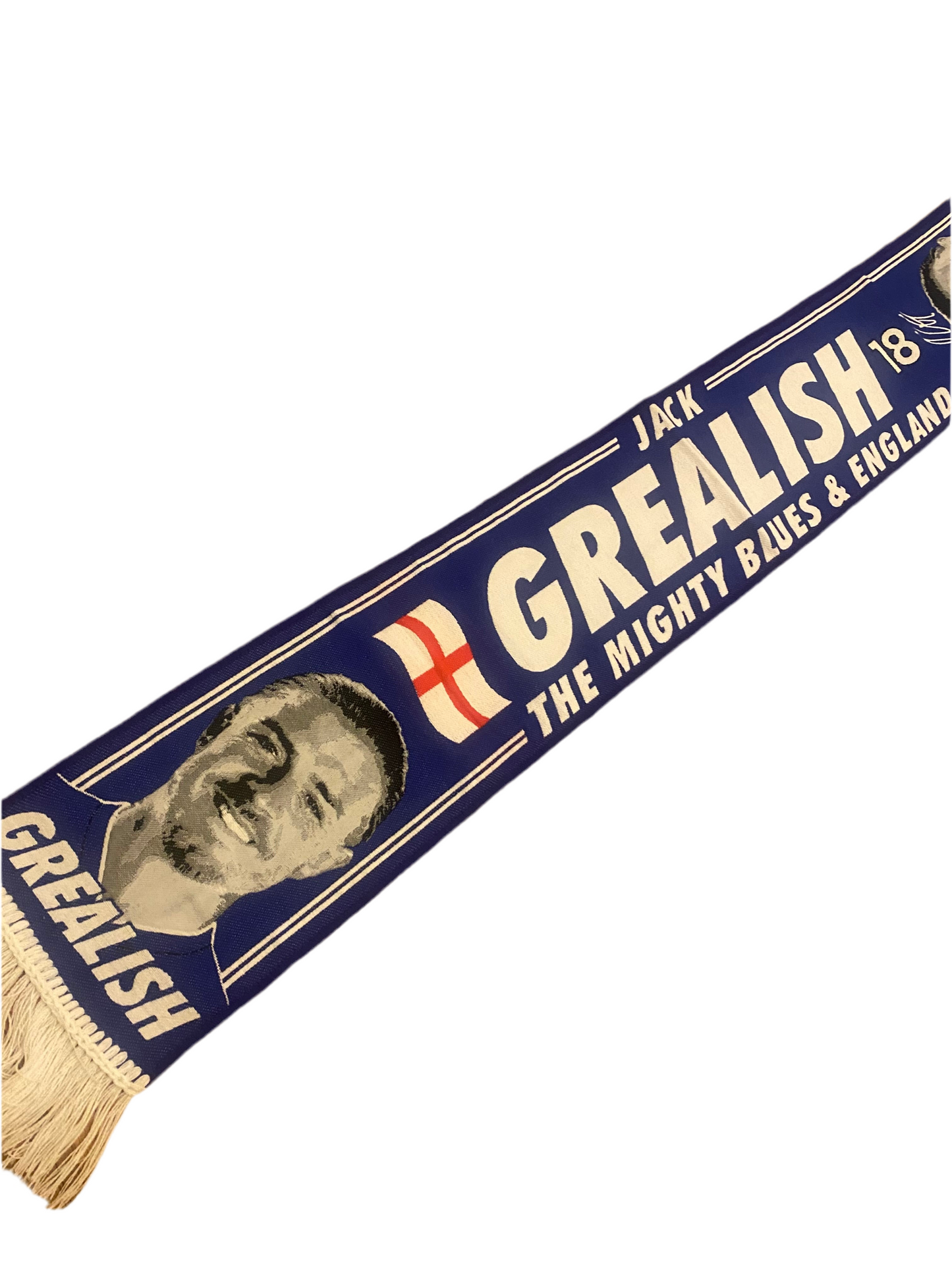 Jack Grealish Everton FC Scarf – HD Quality Football Fan Merchandise England Supporters Collectible