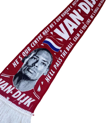 Virgil van Dijk No. 4 Liverpool-Inspired Scarf – 2025/26