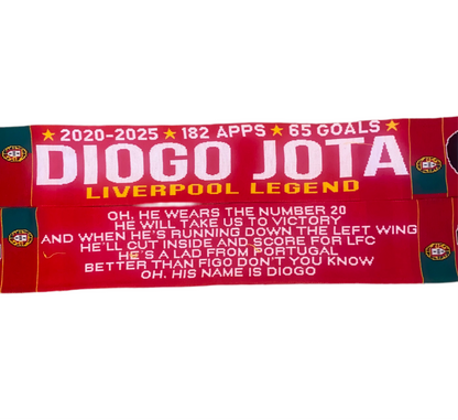 Diogo Jota Tribute Scarf – Limited Edition Liverpool FC