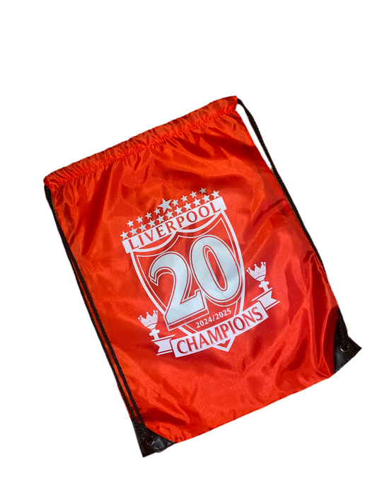 2024/25 Liverpool FC League Champions Sport String Bag