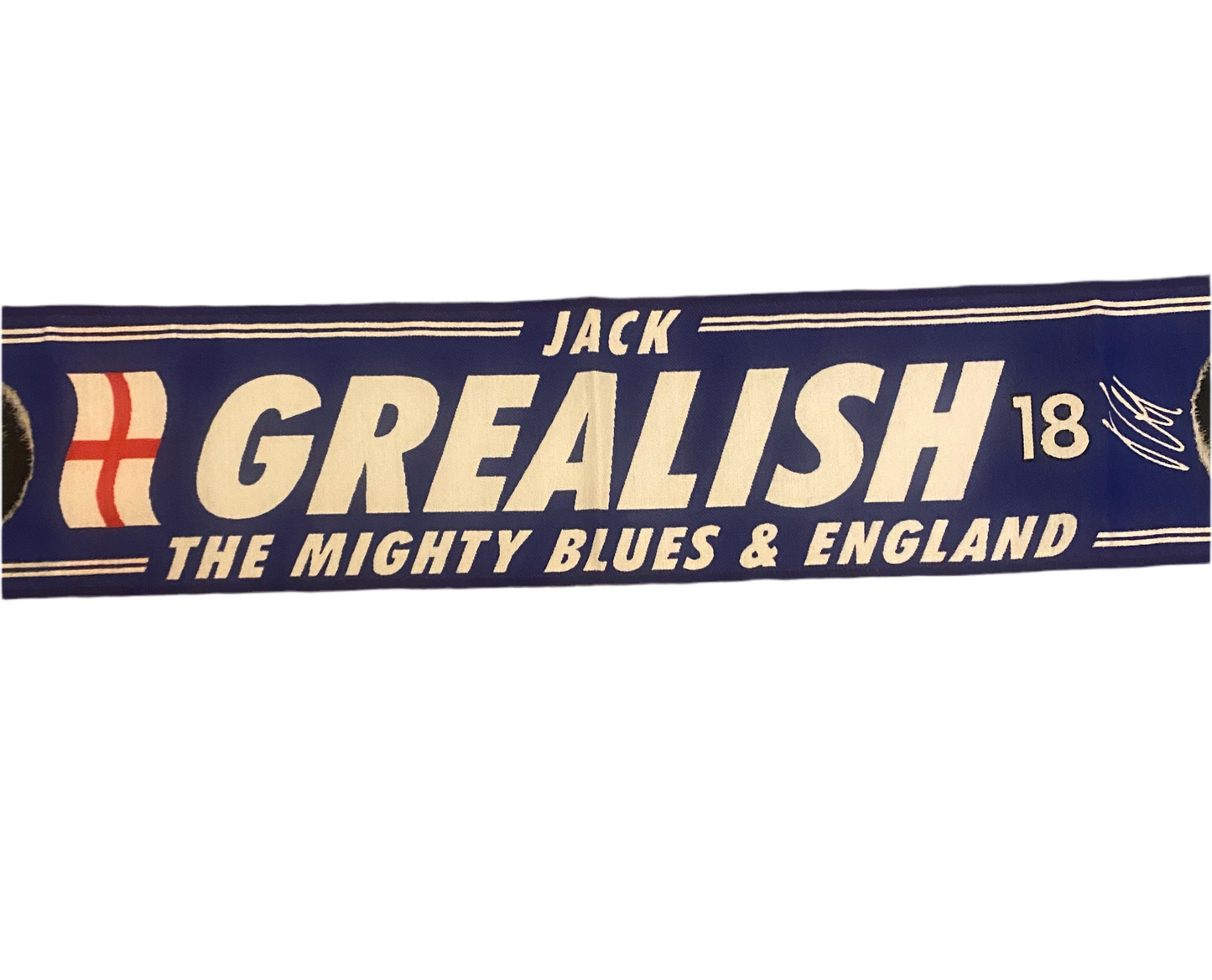 Jack Grealish Everton FC Scarf – HD Quality Football Fan Merchandise England Supporters Collectible