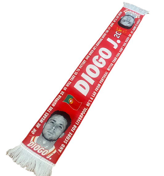 20 DIOGO JOTA Liverpool FC TRIBUTE SCARF