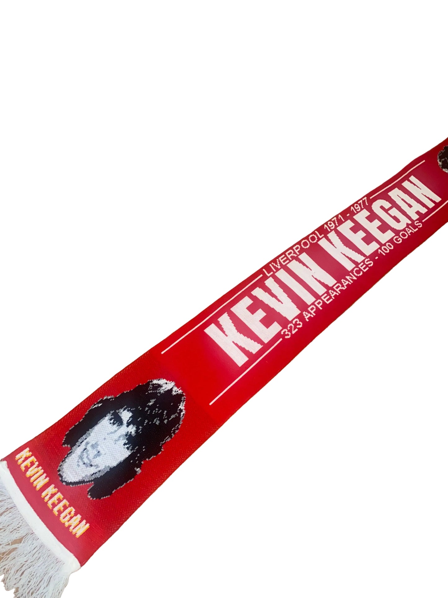 Kevin Keegan Liverpool 1971–1977 Scarf – 100 Goals LFC Legend Supporters Scarf