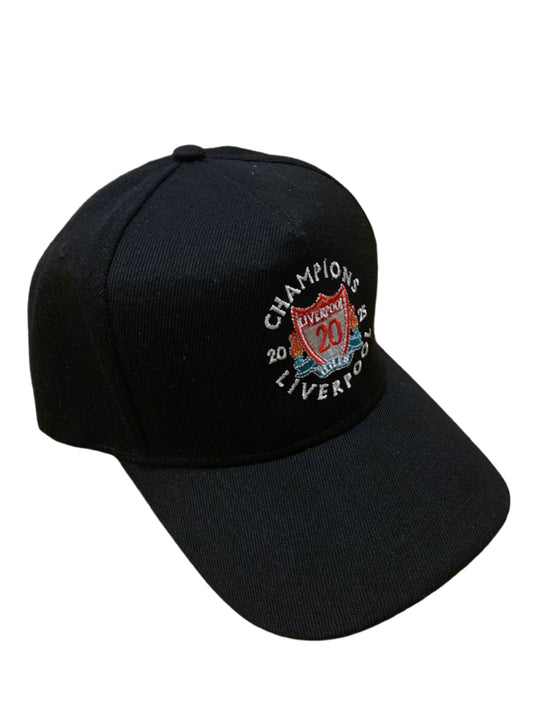 24/25-LEAGUE CHAMPIONS LIVERPOOL FC BLACK CAP