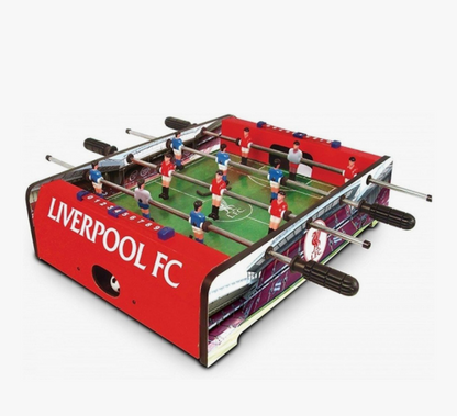 Liverpool FC 20” Table Football Game – Official LFC Mini Foosball Table – Kids Tabletop Football Game – Anfield Stadium Graphics