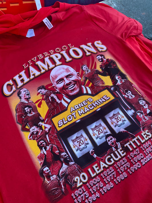 SALE-24/25 Liverpool FC Champions T-Shirt