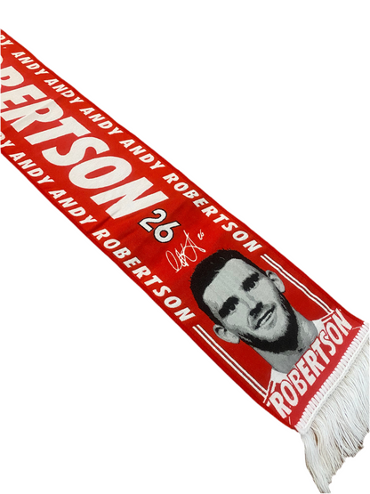 Liverpool FC Andy Robertson HD Scarf – Scotland & LFC Supporters Edition