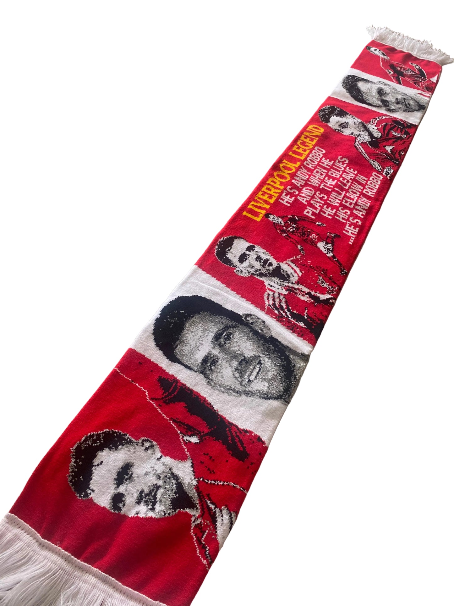 Andy Robertson Liverpool FC Scarf – LFC Legend Jacquard Double Sided Football Scarf | “He’s Andy Robbo” Fan Scarf (Unofficial)