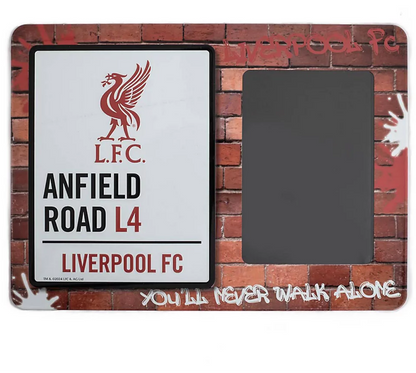 Liverpool FC Anfield Road Photo Frame | Official LFC Metal Picture Frame – You’ll Never Walk Alone Gift & Football Memorabilia