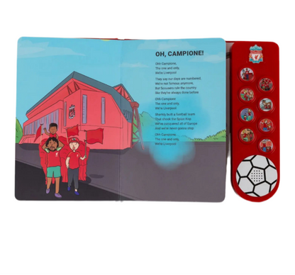 Liverpool FC kids sound book with official fan chants and songs