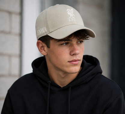 Official Liverpool FC '47 Offside Cap – Grey / Stone LFC Baseball Hat