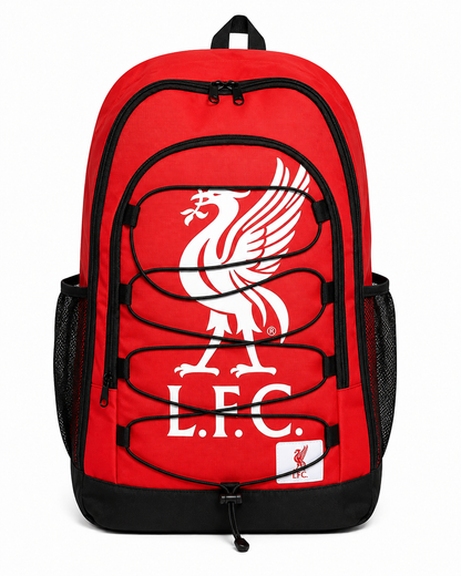 Official Liverpool FC Backpack – Red LFC School Bag with Liver Bird Crest
