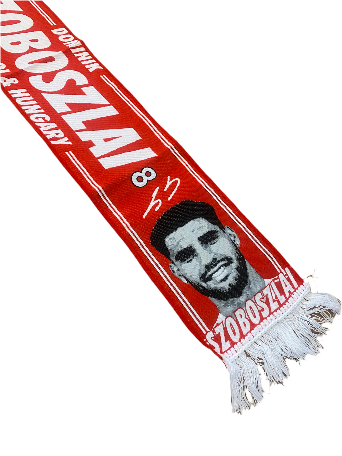 Liverpool FC Dominik Szoboszlai HD Scarf – Hungary & LFC Supporters Edition