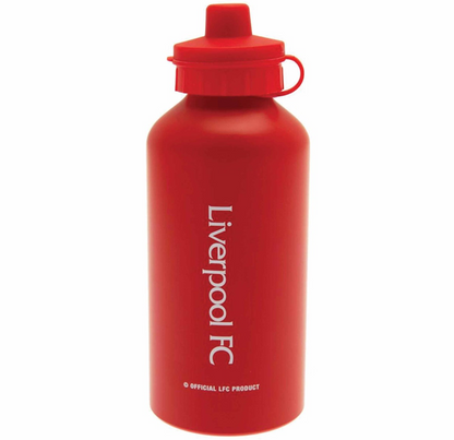 Liverpool FC Red Aluminium Water Bottle 500ml – Official LFC Metal Drinks Bottle with Liverbird Crest