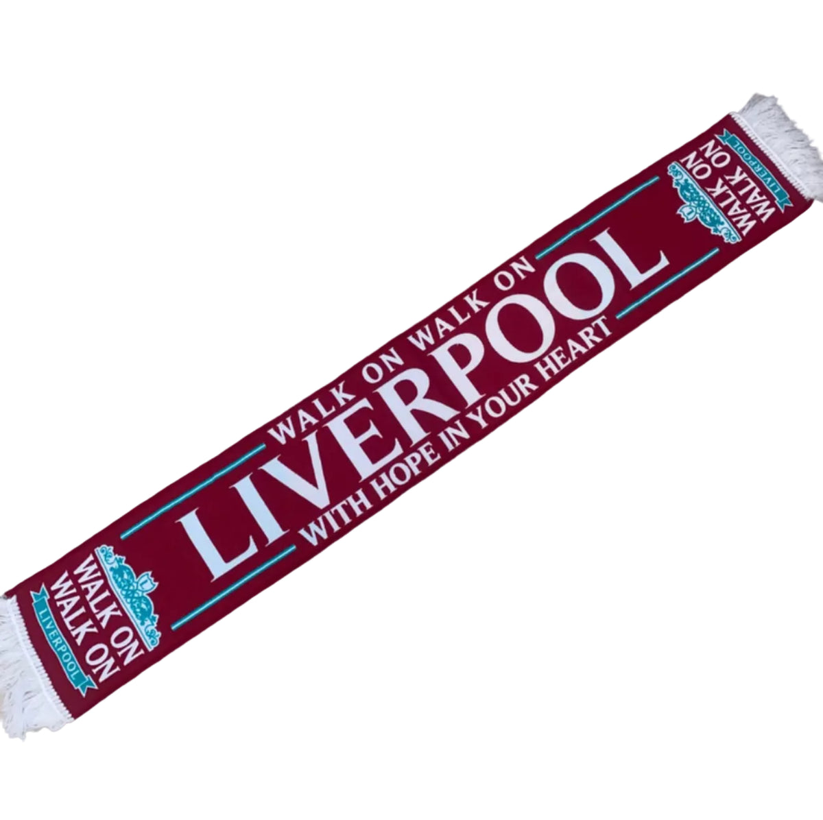 Liverpool FC Walk On Walk On HD Scarf — YNWA Fan Scarf