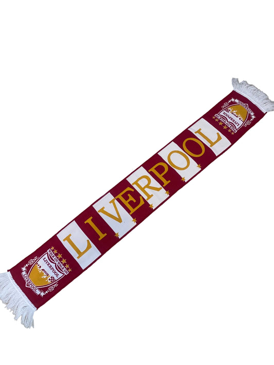 Liverpool FC Inspired 6 Stars Champions League Football Scarf