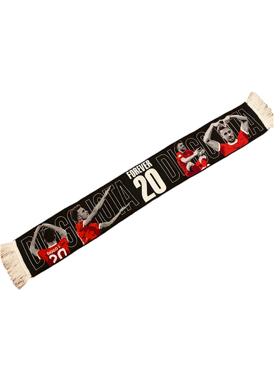 Liverpool FC Diogo Jota Tribute Scarf – “Forever 20” Limited Edition Fan Collectible