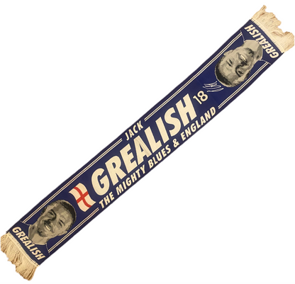 Jack Grealish Everton FC Scarf – HD Quality Football Fan Merchandise England Supporters Collectible
