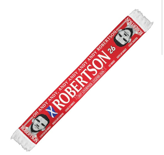 Andy Robertson Liverpool FC Scarf #26 – “Oh Andy Andy” HD Football Scarf | LFC Fan Scarf Gift (Unofficial)