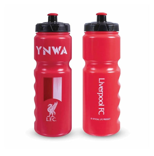 Liverpool FC Water Bottle 750ml – Official LFC Red Sports Drinks Bottle with YNWA & Liverbird Logo