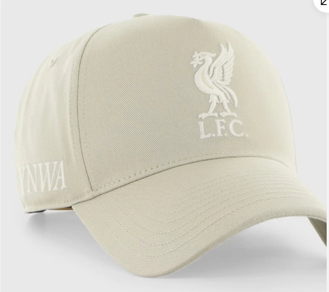 Official Liverpool FC '47 Offside Cap – Grey / Stone LFC Baseball Hat